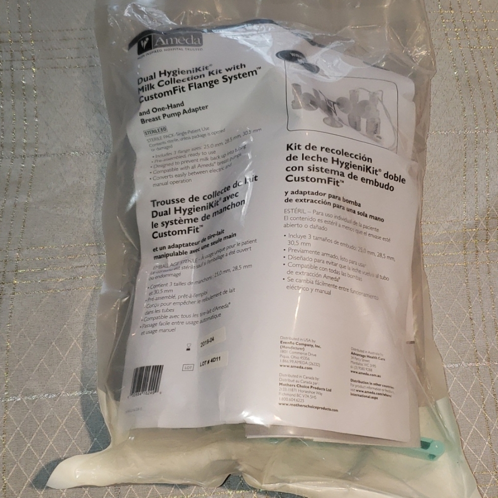 AMEDA Dual HygieniKit Milk Collection System NEW - Picture 3 of 8